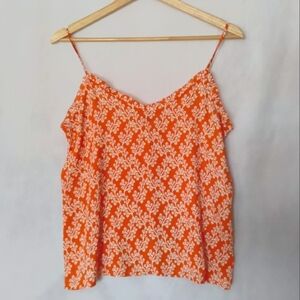 NWOT Loft Petites Ladies Summer Top Blouse V Neck String Adjustable Strap SP